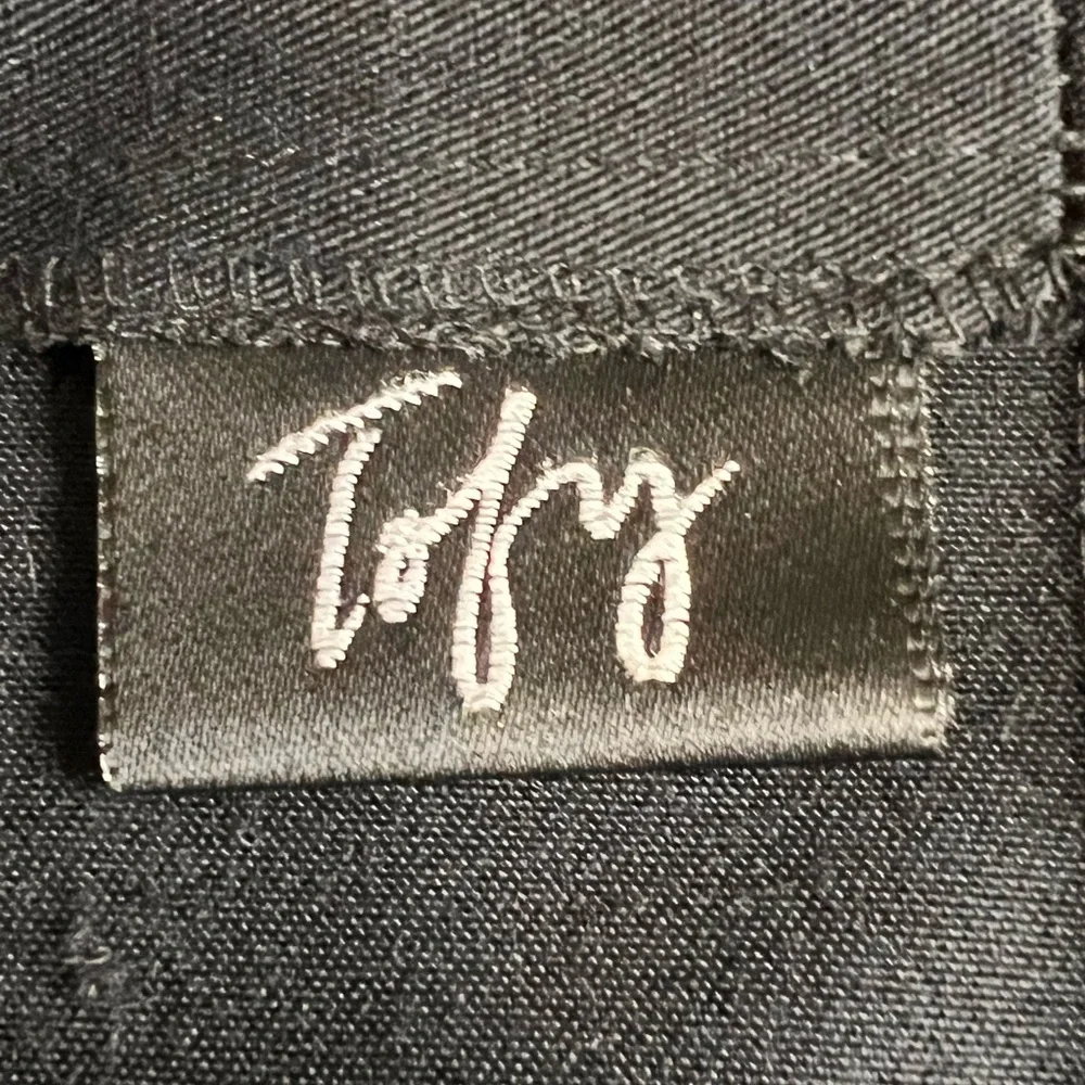 SOLD 4/6 Toby Vintage 90s Black Maxi Full Wrap Pencil Skirt - Picture 6 of 11